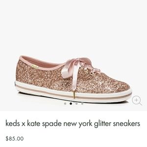 Keds x Kate Spade Sparkle Lace Up Shoes